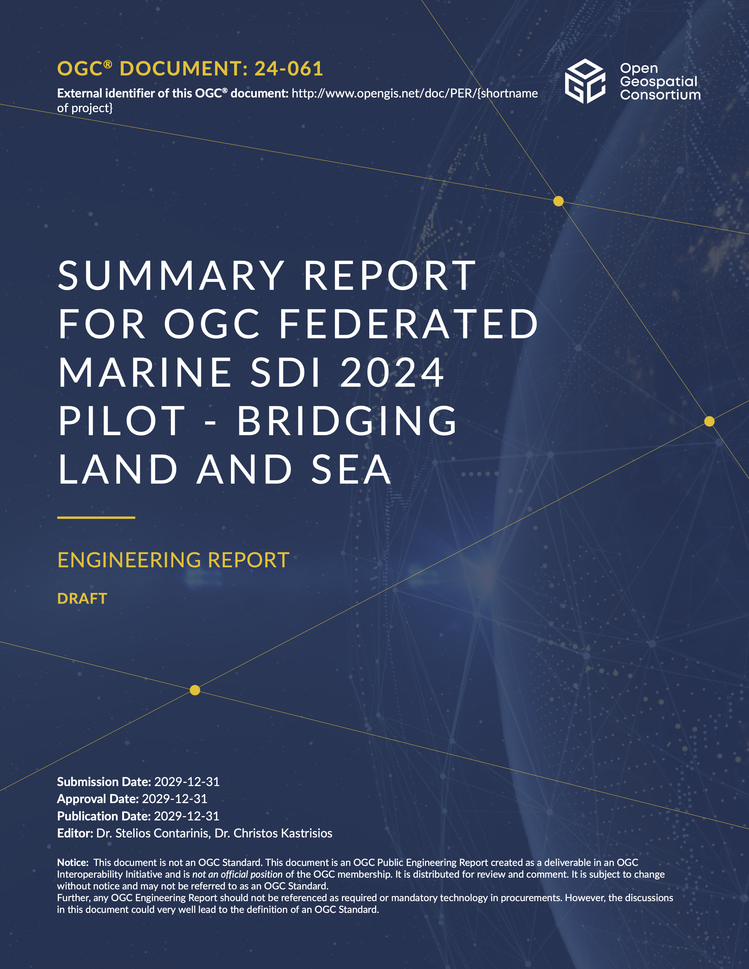 FMSDI5 Pilot Engineering Report Cover